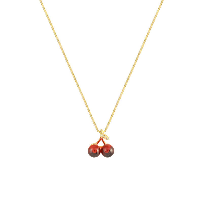 Shining Cherry Necklace