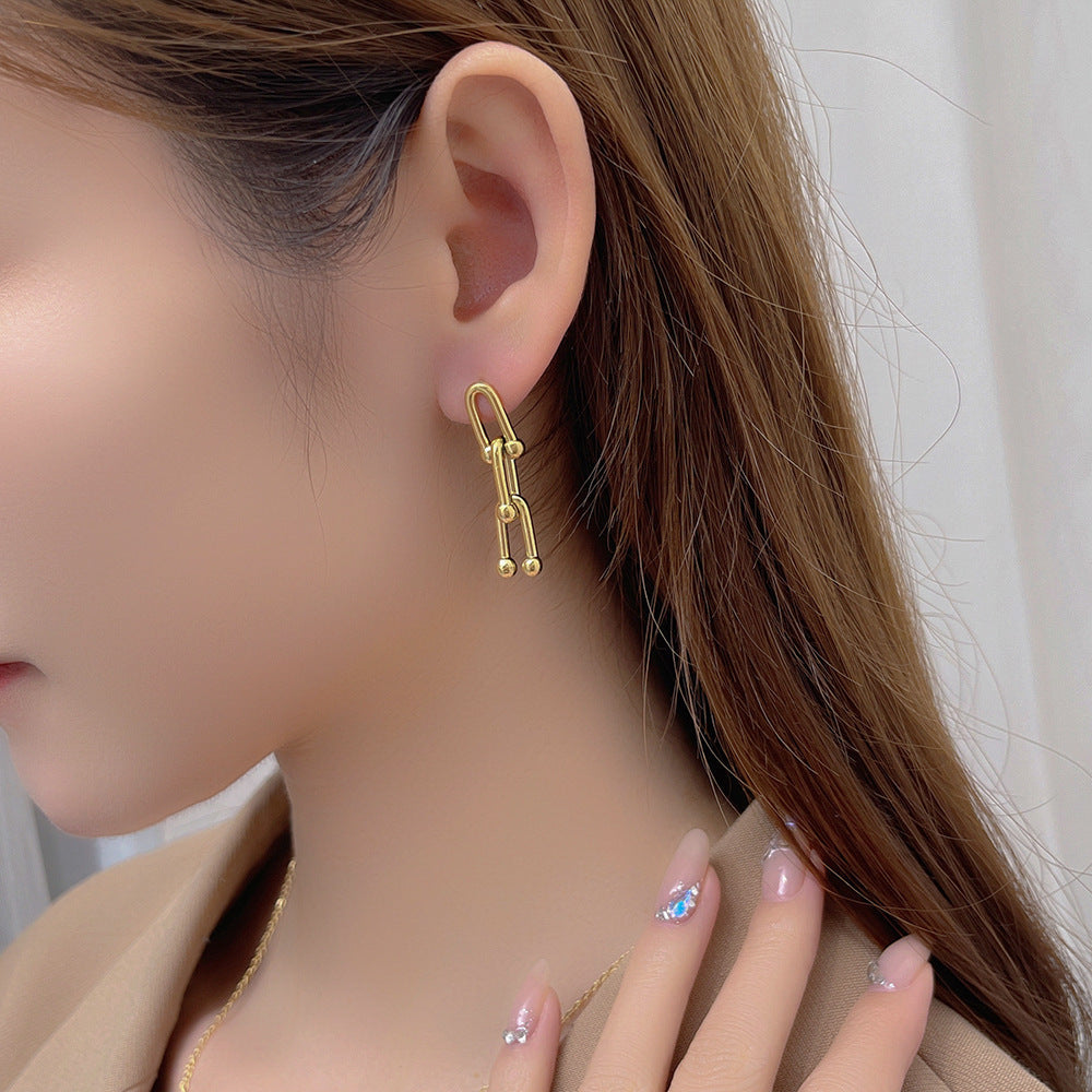 U-Shaped Earrings