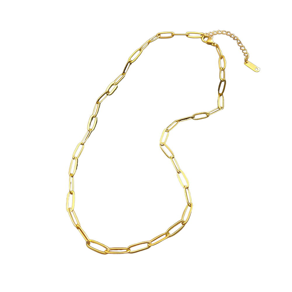 Golden Thin Chain Necklace