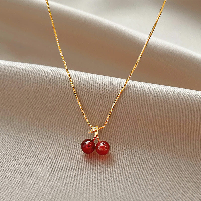 Shining Cherry Necklace