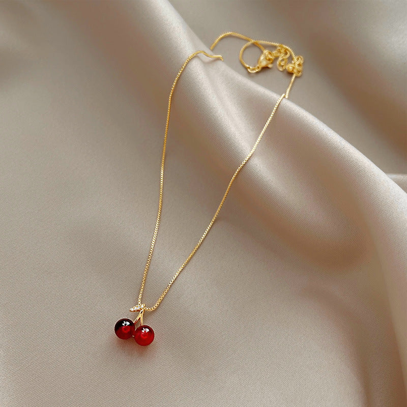 Shining Cherry Necklace